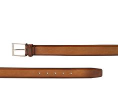 The Viento belt is crafted from our supple calfskin leather and features our signature Wind patina. The belt features a sleek brushed nickel buckle making it an excellent choice for any occasion. Luxury Cognac Belt For Formal Occasions, Elegant Cognac Belt For Formal Occasions, Elegant Formal Cognac Belt, Calf Leather Belts With Removable Buckle For Business, Formal Brown Calf Leather Belt, Formal Leather Belts And Suspenders With Self Belt, Elegant Calf Leather Belt For Formal Occasions, Elegant Brown Calf Leather Belt, Elegant Calf Leather Belt Buckles For Business