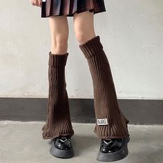 Attention: This price includes a pair of legwears only, others are not included. Thigh High Ribbed Legwear For Fall, Fitted Knit Bottoms For Winter, Casual Fitted Ribbed Legwear, Fall Fitted Ribbed Leg Warmers, Fitted Ribbed Leg Warmers For Fall, Ribbed Fitted Leg Warmers For Fall, Ribbed Legwear For Winter, Solid Ribbed Legwear For Winter, Casual Ribbed Legwear For Fall