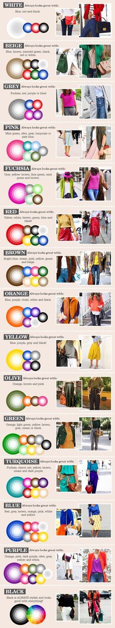 The ULTIMATE Secret Science To Wearing Colour Mode Tips, Colour Wheel, Colour Matching, Fashion Vocabulary, Fashion Hacks Clothes, Clothing Hacks