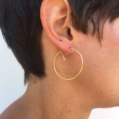 Open hoop earrings statement unique hoop earrings art deco | Etsy Minimalist Hoop Jewelry As Gift, Minimalist Hoop Jewelry Gift, Chic Hoop Wrap Earrings, Minimalist 14k Gold Filled Pierced Hoop Earrings, Pierced Minimalist 14k Gold Filled Hoop Earrings, Modern Yellow Gold Wrap Earrings As Gift, Modern Yellow Gold Wrap Earrings For Gift, Chic Hoop Wrap Earrings As Gift, Chic Hoop Wrap Earrings For Gift