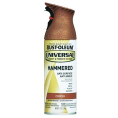 rust - oleum universal hammered copper spray paint, 12 ounces / case