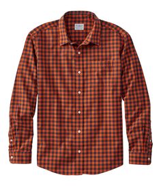 Men's Wrinkle-Free Ultrasoft Brushed Cotton Shirt, Long-Sleeve, Slightly Fitted Untucked Fit | Dress Shirts at L.L.Bean Casual Wrinkle-resistant Button-up Top, Business Casual Cotton Flannel Shirt For Fall, Wrinkle-resistant Long Sleeve Relaxed Fit Shirt, Casual Business Shirt With Wrinkle-resistant Fabric, Casual Business Shirt, Wrinkle-resistant, Casual Wrinkle-resistant Shirt For Business Casual, Casual Wrinkle-resistant Work Shirt, Casual Cotton Tops Wrinkle-resistant, Men's Dress Shirts