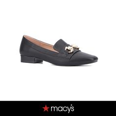 in stock Chic Office Loafers For Fall, Chic Spring Workwear Loafers, Chic Fitted Loafers For Spring, Elegant Spring Office Loafers, Fitted Loafers For Spring Workwear, Chic Fitted Loafers For Work, Elegant Black Loafers For Fall, Dress Shoe, Black Shoes