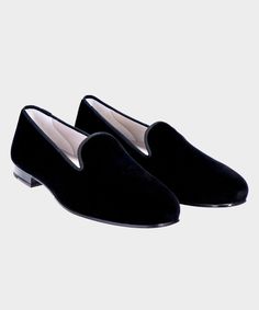 Stubbs & Wootton Black Velvet Slippers George Stubbs, Black Slippers, Velvet Shirt, Palm Beach Florida, English Artists, Suit Accessories, Wedding Beauty, Spring Looks