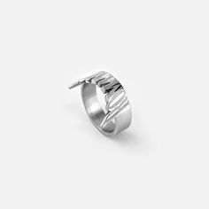 INVERTED ROMANCE RING | RARE-ROMANCE Modern Sterling Silver Engraved Ring For Promise, Modern Sterling Silver Couple Promise Rings, Modern Engraved Ring As Gift, Modern Engraved Ring For Gift, Modern Initial Open Ring For Promise, Unique Stainless Steel Promise Ring, We Are The Future, Future Of Fashion, Lifestyle Accessories