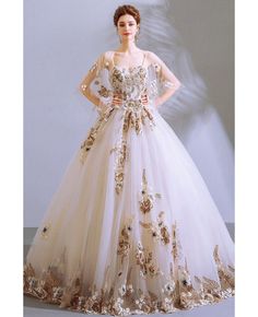 Buy Formal Big Ballgown White Pageant Gown With Luxe Embroidery Puffy Sleeves at wholesale price online. Free shipping and pro custom service since 2009. White Pageant Gown, Square Wedding Dress, White Formal Dresses, Sweet 16 Dress, Tulle Embroidery, White Dress Formal, Prom Girl Dresses, 16 Dress, Lace Formal Dress