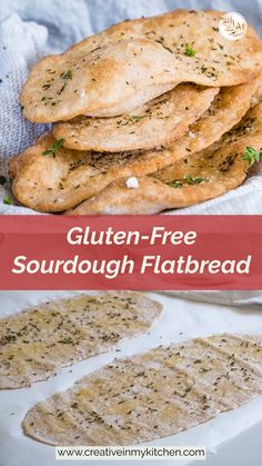 gluten - free sourdough flatbread is an easy and delicious appetizer