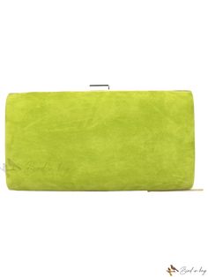 Bird in Bag - Exquisite Plush Fashion Clutch Evening Bag: A Sophisticated and Timeless Accessory for Formal Dress, Party Banquets, and Cheongsam Occasions Summer Formal Green Bags, Elegant Green Bag For Night Out, Rectangular Evening Bag For Summer Parties, Chic Green Evening Bag For Formal Events, Chic Green Evening Bag For Formal Occasions, Elegant Green Evening Bag For Summer, Green Summer Party Bags, Elegant Green Summer Evening Bag, Green Rectangular Evening Bag For Party