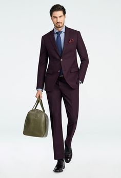 Tailored Red Wool Suits, Burgundy Notch Lapel Suit For Business, Burgundy Notch Lapel Business Suit, Tailored Burgundy Suit With Suit Collar, Classic Tailored Burgundy Suit, Classic Burgundy Suit With Suit Collar, Classic Burgundy Suits With Suit Collar, Burgundy Fall Suit For Workwear, Burgundy Business Suit With Suit Collar