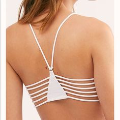 This Nwt Set Of Two Free People Lingerie Bra Dress Is Perfect Under Teeshirts And Wearing To Bed . The Size Is A M/L And Very Stretchy. This Bralette Has Never Before Worn And Has All It Tags On It. Purchase Will Come With One Suprise Free Gift. Message For More Details. Thank You White T-back Top With Built-in Bra, White Sports Bra With Built-in Bra For Summer, Spring Strappy Sports Bra With Built-in Bra, Summer Loungewear Sports Bra With Adjustable Straps, Summer Sports Bra With Adjustable Straps For Loungewear, White Bra-friendly Crop Top, White Yoga Bra For Summer, White Yoga Tops With Adjustable Straps, Summer Strappy Bra