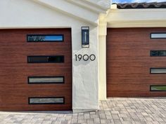 modern house number 6" tall in our dark bronze powder coat finish House Architecture, House Number