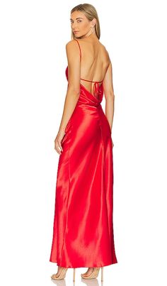 Find SUPERDOWN Lanthea Maxi Dress on Editorialist. superdown Lanthea Maxi Dress in Red. - size M (also in S, XL, XS) superdown Lanthea Maxi Dress in Red. - size M (also in S, XL, XS) 100% polyester. Made in China. Hand wash. Unlined. Hidden side zipper closure. Back tie detailing. Satin fabric with subtle ruching throughout. SPDW-WD2301. SDD3394 F22. superdown is a contemporary label offering on-demand, on-trend, on-social apparel. Always on the pulse of the latest styles, superdown is the go-to Formal Event Dresses, Black Tie Wedding Guest, Prom Formal Dresses, Red Dress Maxi, Black Tie Wedding, Red Dresses, Prom Formal, Formal Dresses Prom, Red Prom Dress