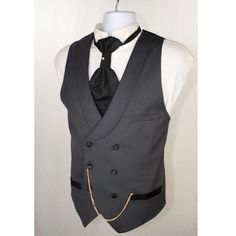 Double Breasted Dark Gray Vest for Men Suit Waistcoat with Shawl Lapel One Piece Custom Man Suit Vests New Arrival Europen Size NOTE: ​***The Size is Europen Size. Just one Vest, no accessories. ***If you want custom-made Vest, just please send us the measurements according to "How to Measure" below. Just choose one size at random when you place the order, and note it. It will be OK. Standard Size Chart (Unit: cm) (1 inch=2.54cm; 1 inch=0.394cm) How To Measure Details(Unit:centimeters or inch) 1 Fitted Black Three-piece Suit For Winter, Elegant Black Three-piece Suit For Winter, Black Tailored Three-piece Suit For Winter, Tailored Black Three-piece Suit For Winter, Slim Fit Formal Vest For Winter, Winter Formal Slim Fit Vest, Formal Notch Lapel Vest For Winter, Classic Formal Winter Vest, Elegant Black Slim Fit Vest