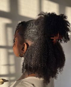 🤎- Check more at https://howcandothis.com/hairstyleideas/%f0%9f%a4%8e/ Dybala Hair, Quick Natural Hair Styles, Afro Style, 4c Natural Hair, 4c Hair