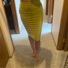 Stretchy New With Tags. Lined. Size Small Rachel Roy, Skirt, Mustard, Pencil Skirt, Womens Skirt, Yellow, Women Shopping, Color