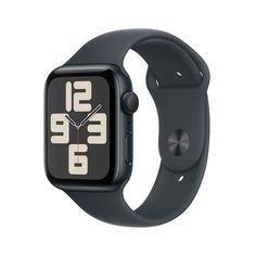 the apple watch series 4 is shown in black and grey, with an extra large screen