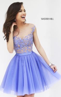 11171 Cheap Homecoming Dresses, Tulle Homecoming Dress, Sheer Floral Top, Lace Homecoming Dresses, Grad Dresses, Linnet, Homecoming Dresses Short, Prom Dresses Short, Homecoming Dress