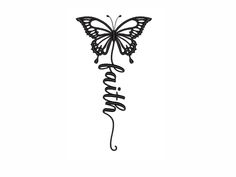 a black and white drawing of a butterfly with the word love on it's back