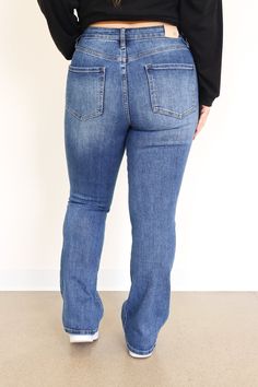 Meet your newest denim obsession, RFM! These tummy control jeans are thick, stretchy, and amazing quality! The fit is amazing and the smoothing panels help make you feel extra supported in the belly! Sarah wears a size 5, and is a store size 8! Medium Wash RISE: Size 5: 11.125in | Size 13: 11.5in | Size 18W: 12in INSEAM: 31.5in LEG OPENING: 9.75IN Classic RISE: Size 5: 11in | Size 13: 11.75in | Size 18W: 12.25in INSEAM: 31.5in LEG OPENING: 9.5in Dark Wash RISE: Size 9: 11.25in | Size 14W: 11.625 Size 13, Make You Feel, How Are You Feeling, High Waisted, Make It Yourself, How To Wear