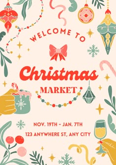 the christmas market is coming to town