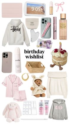 the birthday wishlist is filled with items for girls to have in their home and on hand