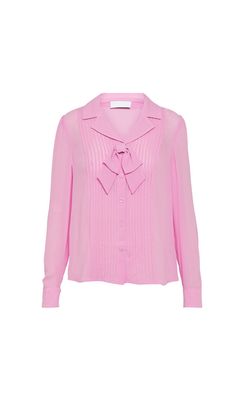 Made from luxurious chiffon material. this blouse is lightweight and airy. perfect for any occasion. Stand out in style and feel confident with our Pink Chiffon Blouse!" Main Fabric: 100% Polyester Colour may vary due to lighting on images. The... Long Sleeve Chiffon Shirt For Work, Elegant Long Sleeve Chiffon Shirt, Long Sleeve Chiffon Top For Office, Formal Chiffon V-neck Blouse, Formal V-neck Chiffon Blouse, Chic Pink Long Sleeve Blouse, Chic Long Sleeve Pink Blouse, Chiffon Long Sleeve Office Blouse, Chic Chiffon Shirt For Work