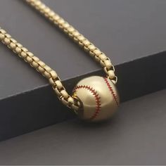 New 24” Sport Jewelry Sport Necklace Stainless Steel Nice Packaging Fast Shipping Sport Jewelry, Baseball Necklace, Nice Packaging, Sports Jewelry, Mens Accessories Jewelry, Necklace For Men, Mens Gold, Woman Colour, Men Necklace