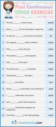 Grade 4 English Worksheets With Answers, Simple Past Continuous Tense Worksheet, Past Continuous Tense Worksheet Grade 4, Past Continuous Tense Worksheet, Past Continuous Worksheets, Present Perfect Tense Exercises, Past Continuous Tense, Simple Present Tense Worksheets, Tenses Exercises