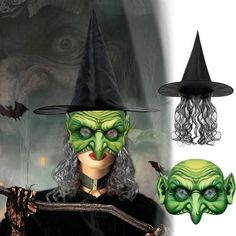 an image of a creepy witch with long hair