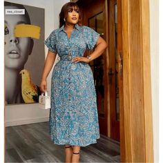 No Return Or Exchange Please. Measurements Can Be Provided Light Breathable 100% Cotton A-Line Midi Dress. Short Turned-Up Sleeves Collar Front Button Closure Perfect For Spring, Summer, Beach, Vacation Light Blue Color Like A Cross Between Light Blue And Teal Fw23 Ref: 8100/808