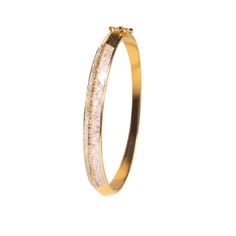 Slip on the Geluk Bangle for an adornment that won't leave you wanting. This elegant piece is an exquisite demonstration of fine Indian craftsmanship. Sliced raw uncut diamonds, Rose gold resin, White resin, Pave champagne diamonds, Vermeil 18k gold Bangle Width: 2.36"Bangle Height: 1.8"Width from top: 0.28" Yellow Gold Fusion Bangle, Gold Agate Bangle, Gold-plated Openable Bangle For Festivals, Luxury Rose Gold Tarnish-resistant Bangle, Budhagirl Bangles, 18k Gold Bangle, Types Of Gold, Diamond Mosaic, Uncut Diamond