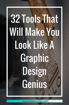 tools that will make you look like a graphic design genius