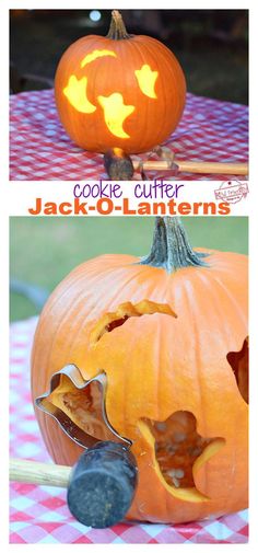 Martha Stewart Pumpkin Carving Ideas, Carve Pumpkins Easy, Pumkin Carving Toddler, Pumpkin Carving Ideas For Kids Easy, Pumpkin Carving Ideas Preschool, Easy Pumpkin Carvings For Kids, Pumpkin Carving Drill Ideas, Easy Diy Pumpkin Carving, Easy Toddler Pumpkin Carving