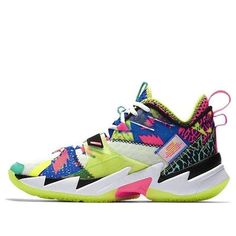 Jordan Why Not Zer0.3 'LA Born' CD3003-102 (SNKR/All Star/Basketball/Fluorescent) Dynamic Multicolor Basketball Shoes With Boost Midsole, Breathable Green Basketball Shoes For Sports, Dynamic Multicolor Basketball Shoes For Light Sports, Multicolor Basketball Shoes With Boost Midsole, Multicolor Basketball Shoes With Boost Midsole For Sports, Multicolor Low-top Sneakers For Sports Events, Multicolor Breathable Sporty Basketball Shoes, Green Breathable Basketball Shoes For Training, Multicolor Sports Sneakers With Shock Absorption