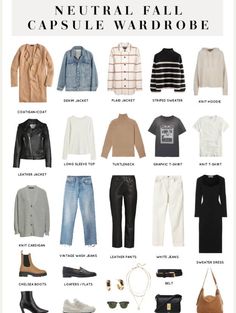 Fall Weekend Travel Capsule Wardrobe, Fall Capsule Outfits 2022, Neutral Capsule Wardrobe Fall, Capsule Wardrobe 2023 30s, September Capsule Wardrobe 2023, Fall Closet Essentials Capsule Wardrobe, Capstone Wardrobe Women, Fall 2023 Essentials