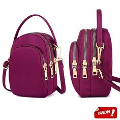 Product Description 100% Brand new and high quality. Product Specification Functional details  : the  color  you  will  get   : purple It had  an earphone hole  which  is  more  convenient  for  music  and  calls . Type Phone Bag Material Nylon+polyester lining Three Modes Crossbody bag, sling shoulder bag, handy cell phone purse Structure 1 main compartments + 1 auxiliary compartments + 1 small front pocket Dimensions 4.33 inch (L) * 2.36 inch (W) * 7.09 inch (H) Shoulder Belt Size Adjustable C Hand Bags For Women, Small Drawstring Bag, Cell Phone Purse, Phone Purse, Quilted Purses, Women Bags Fashion, Unique Bags, Handbag Straps, Bag Patterns To Sew