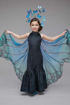 Blue Butterfly Costume for Girls | Chasing Fireflies Blue Butterfly Costume, Costume For Girls, Butterfly Costume, Chasing Fireflies, Butterfly Dress, Halloween Costumes For Girls, Diy Halloween Costumes, Halloween Girl, Halloween Costumes For Kids