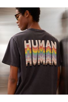 Super soft cotton/Crew neck/Short sleeves/Pride graphics/Straight hem/This shirt is Real Good: Made with the planet in mind & a promise to continue to do better. Pride Shirt Design, Queer Tshirts, Pride Graphics, Usa Pride, White Jeans Men, Lgbt Shirts, Athletic Fit Jeans, Pride Tees, Pride Outfit