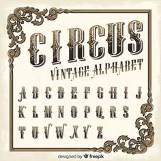 an old fashioned font with ornate ornaments and letters in the style of victorian art nouveau