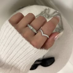 Waterproof & Tarnish Resistant Stainless Steel Width 1.5mm Unsure on your ring size? Click here Rings Silver Women, Jewellery Rings Silver, Silver Ring Layering, Silver Rings Ideas, Silver Aesthetic Rings, Cute Silver Rings Aesthetic, Silver Ring Stacking, Jewellery Inspo Silver, Silver Rings Stack Aesthetic