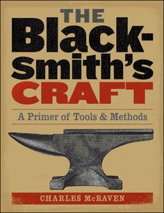 the black smith's craft book cover with an image of a hammer on it