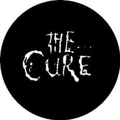 the curse logo on a black circle with white writing that reads,'the curse '