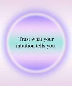 the words trust what your institution tells you on a circular background with blurry circles