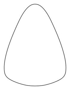 a line drawing of a pear on a white background