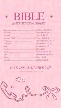 the bible is written in pink and has hearts on it