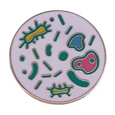 PRICES MAY VARY. 1.2 inch big Enamel Pin of Bacteria and Microorganisms Enamel and Stainless Steel Pin High Quality Enamel Metal Pin Brooches for Doctor Nurse Biology Student Cartoon Microscope, Biology Jewelry, Biology Student, Student Doctor, Science Pins, Backpack Clothes, Hat Decoration, Brooch Handmade, Lab Coats