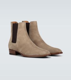 Wyatt Chelsea boots beige new sigaro Classic Suede Chelsea Boots With Almond Toe, Suede Chelsea Boots With Round Toe, Suede Chelsea Boots With Almond Toe And Leather Lining, Fitted Suede Chelsea Boots With Round Toe, Classic Fitted Suede Chelsea Boots, Suede Chelsea Boots With Almond Toe, Beige Suede Chelsea Boots For Fall, Classic Beige Suede Boots, Beige Suede Boots With Rubber Sole