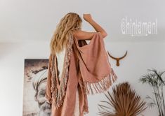 Alma Libra Linen Kimono Robe is a unique mix of boho, American Indian   and oriental elements into an alchemical Chintamani masterpiece. Made   out of soft pure linen, it comes in raw unbleached silver-grey color or   hand dyed delicate tints of pink, cream and strong, wholesome black.   From the front it reminds of classic Japanese kimonos with simple square   silhouette, but hey have long   slits on top, so that your hands show off completely Pink Bohemian Outerwear For Festival, Bohemian Open Front Loungewear Cardigan, Bohemian Open Front Outerwear For Loungewear, Bohemian Pink Outerwear For Beach, Bohemian Pink Outerwear For The Beach, Pink Bohemian Outerwear For Beach, Pink Bohemian Outerwear For The Beach, Pink Bohemian Summer Cardigan, Bohemian Pink Cardigan For Vacation