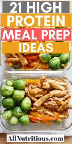 Protein Meal Recipes, Protein Meal Prep Ideas, High Protein Meal Prep Ideas, High Protein Meal Plan, Protein Meal Prep, Easy High Protein Meals, Protein Meal Plan, High Protein Meal, Low Carb High Protein