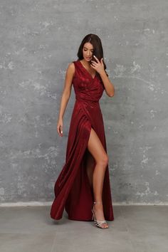 Bridesmaid Dress Burgundy Shimmery Sparkle Wrap V Neckline | Etsy Bosnia and Herzegovina Floor-length Burgundy Dress For Night Out, Silver Sequin Burgundy Bridesmaid Dresses, Burgundy V-neck Maxi Dress For Night Out, Burgundy Sequin Dress, Burgundy Fitted V-neck Maxi Dress, Burgundy Floor-length Evening Maxi Dress, Couture Bridesmaid Dresses, Lurex Dress, Shimmery Dress